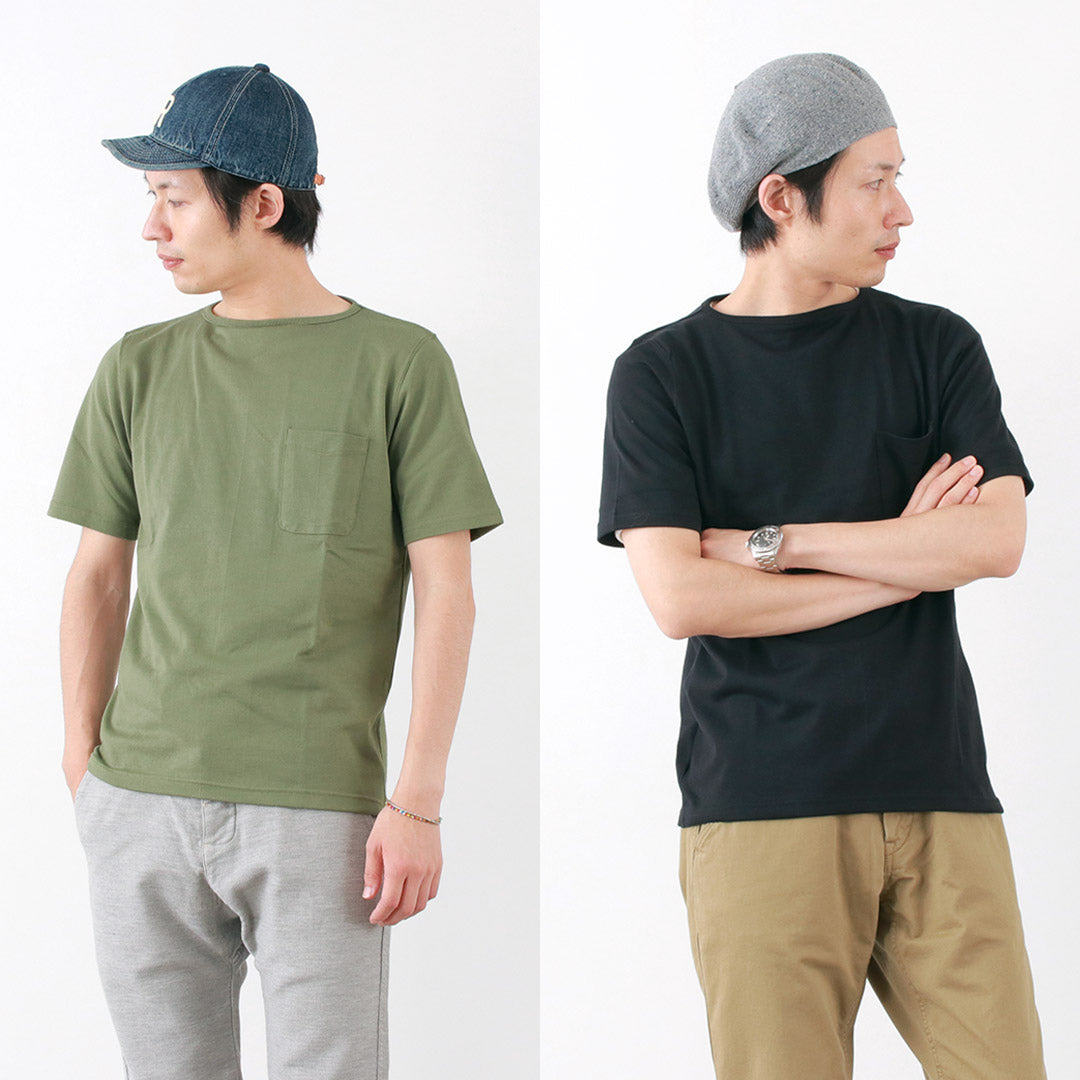 TIEASY(ティージー) サマーニット ポケット Tシャツ