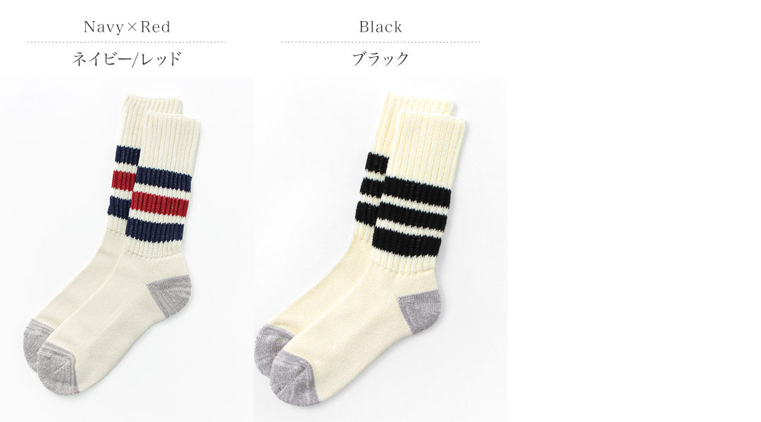 ROTOTO(ロトト) R1255 コーズリベッド オールドスクール ソックス