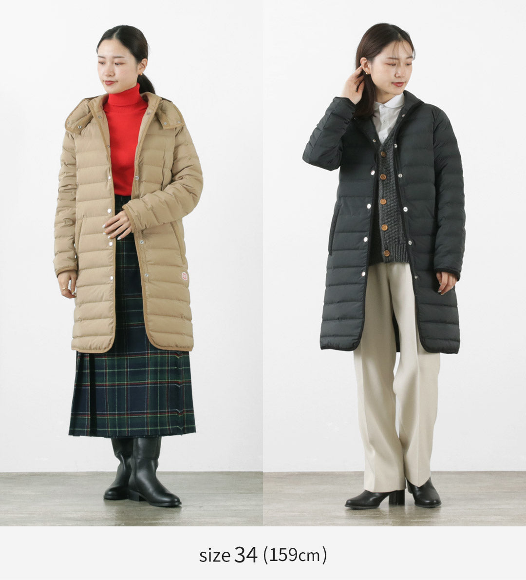 VINCENT ET MIREILLE(ヴァンソン エ ミレイユ) WOMENS ステッチレス ダウンコート