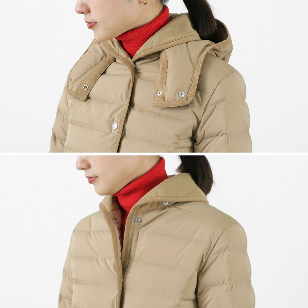 VINCENT ET MIREILLE(ヴァンソン エ ミレイユ) WOMENS ステッチレス ダウンコート