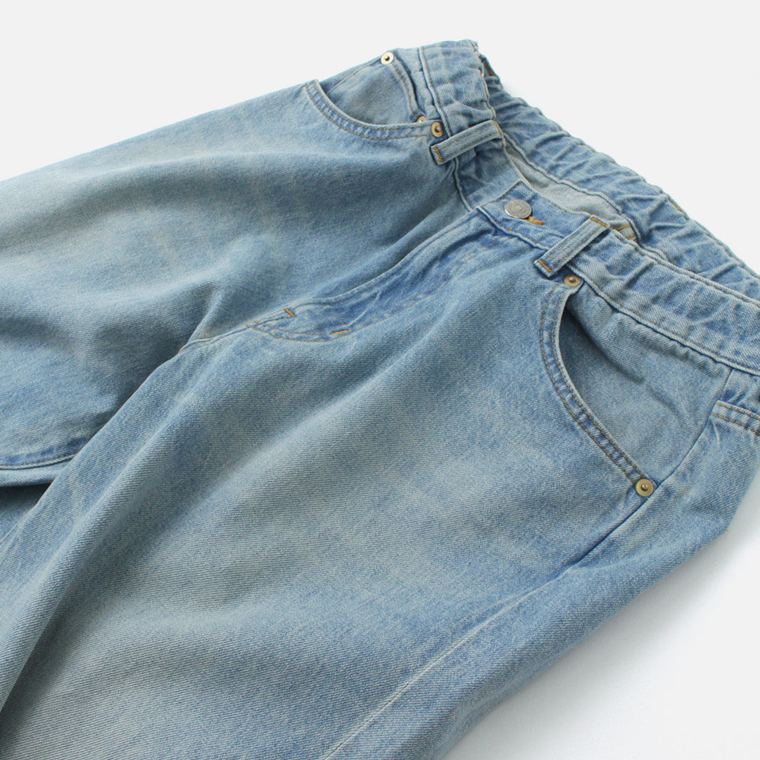 HARVESTY(ハーベスティ) ビッグ デニムパンツ ユーズドウォッシュ 11ozオールドデニム