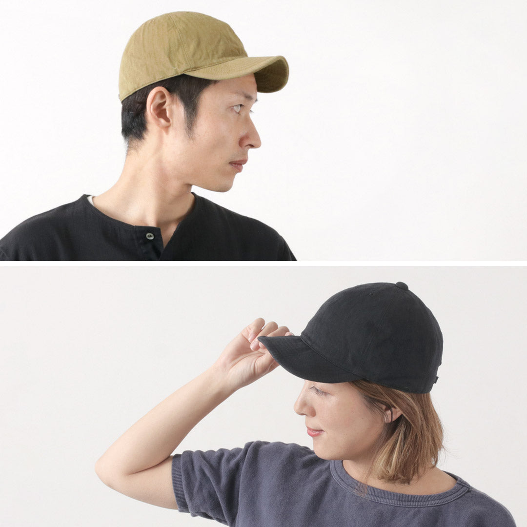 HIGHER(ハイアー) ヴィンテージ ヘリンボン キャップ