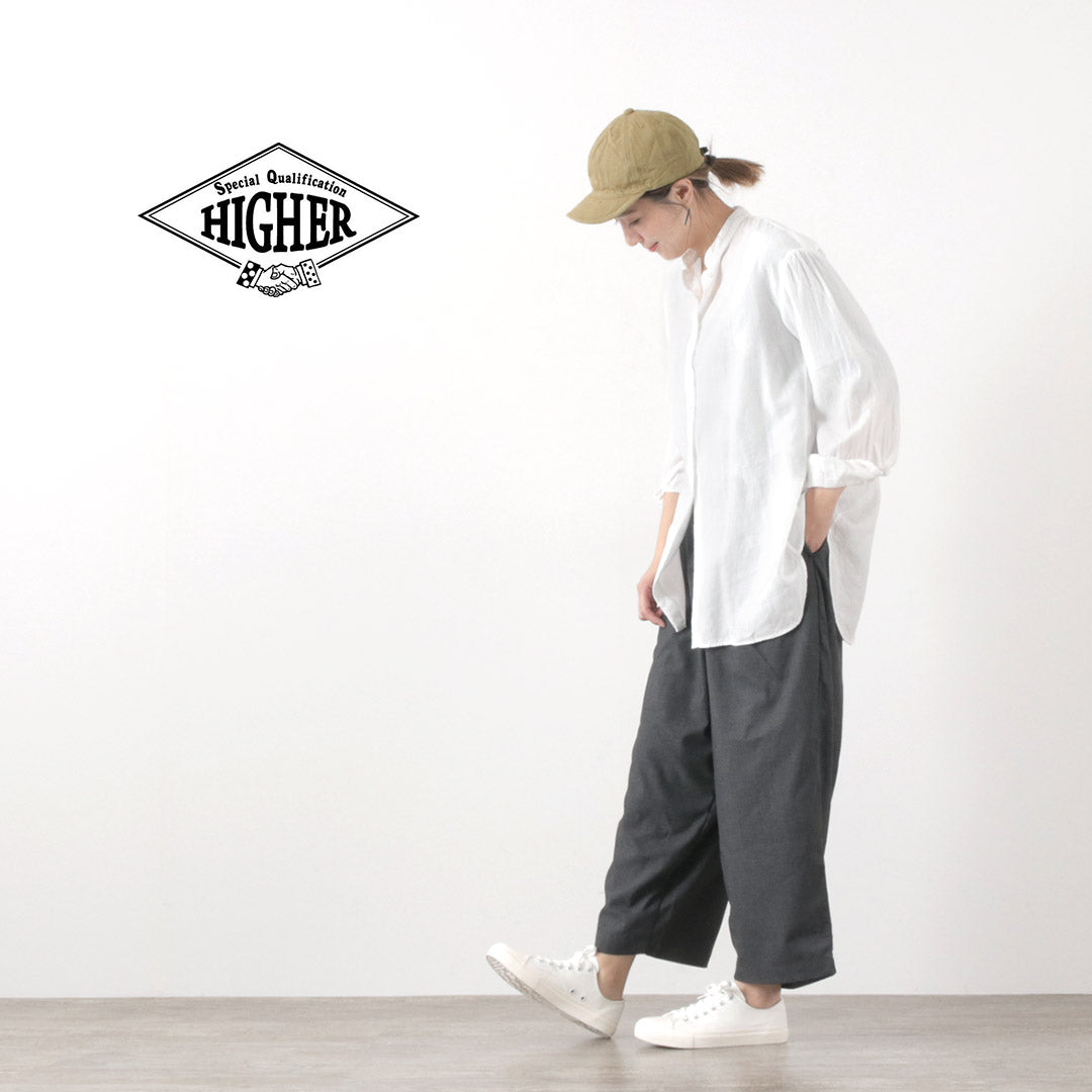 HIGHER(ハイアー) ヴィンテージ ヘリンボン キャップ