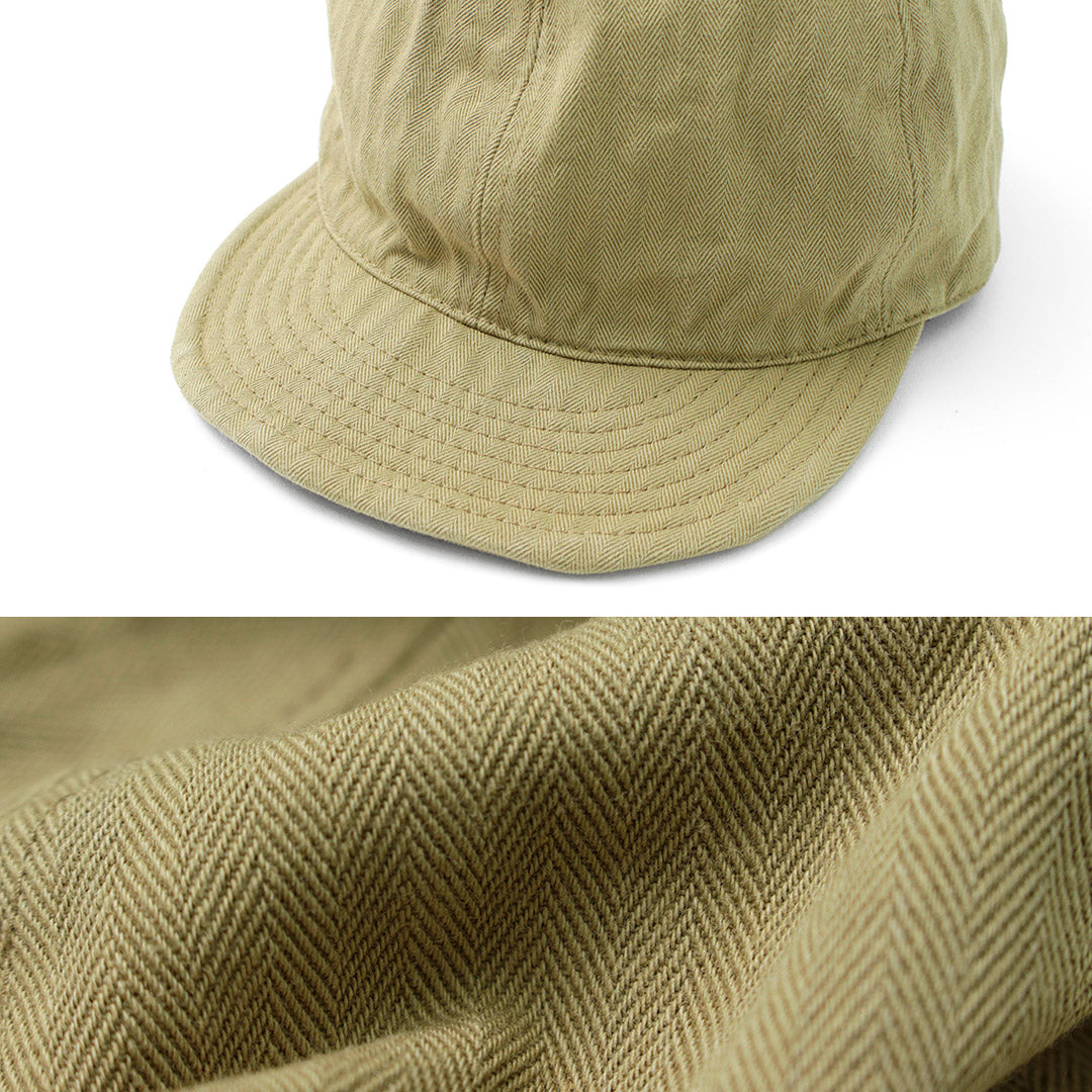 HIGHER(ハイアー) ヴィンテージ ヘリンボン キャップ