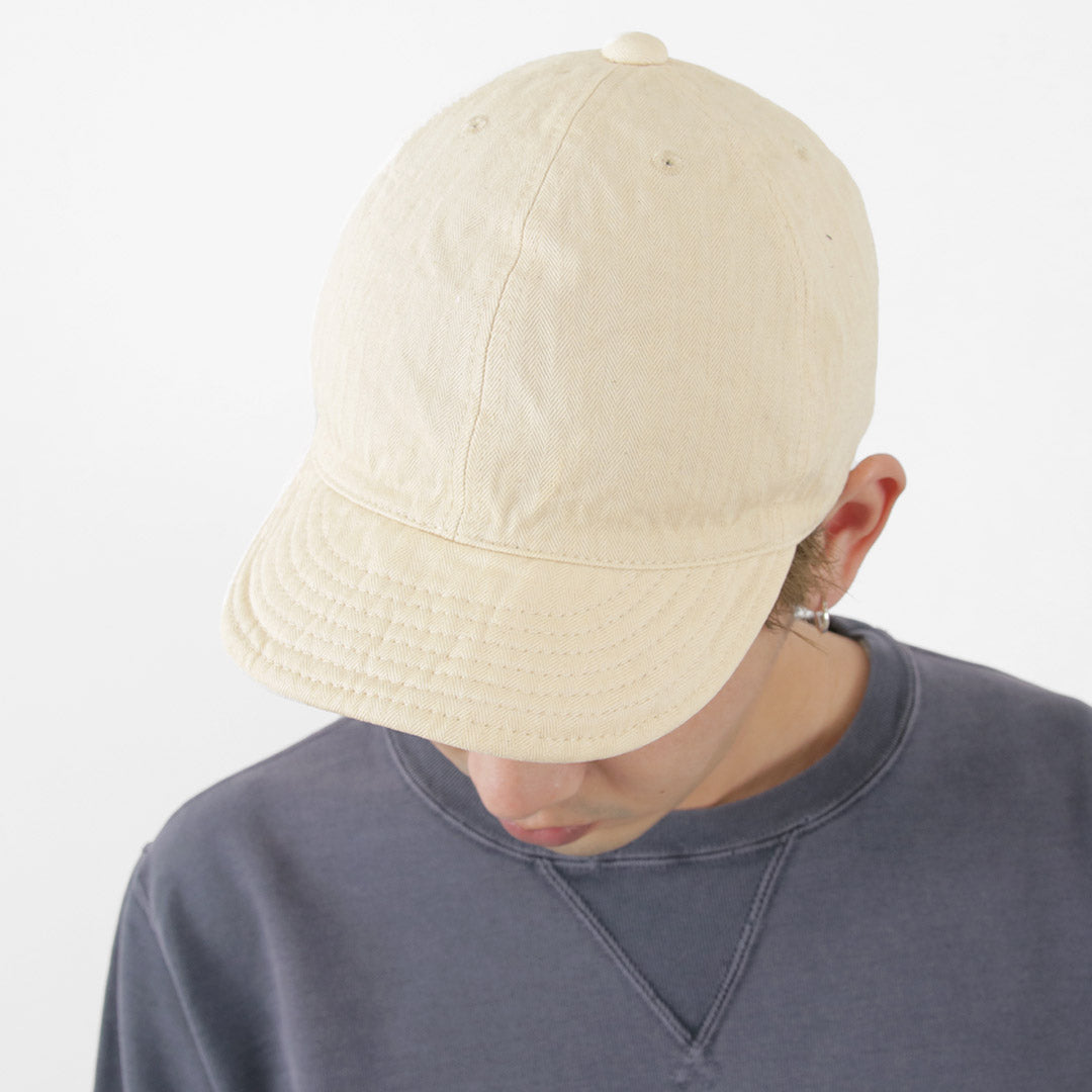 HIGHER(ハイアー) ヴィンテージ ヘリンボン キャップ