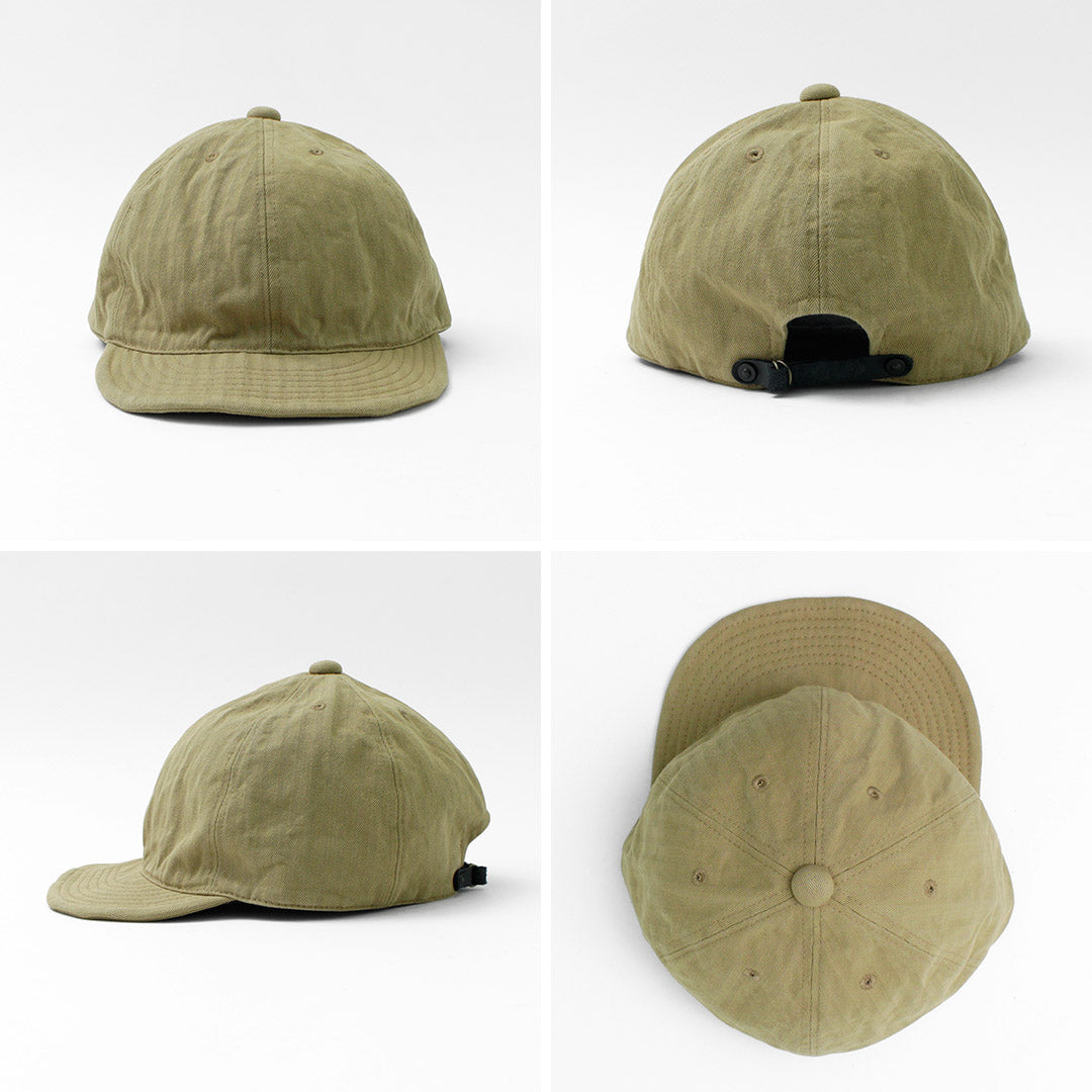 HIGHER(ハイアー) ヴィンテージ ヘリンボン キャップ