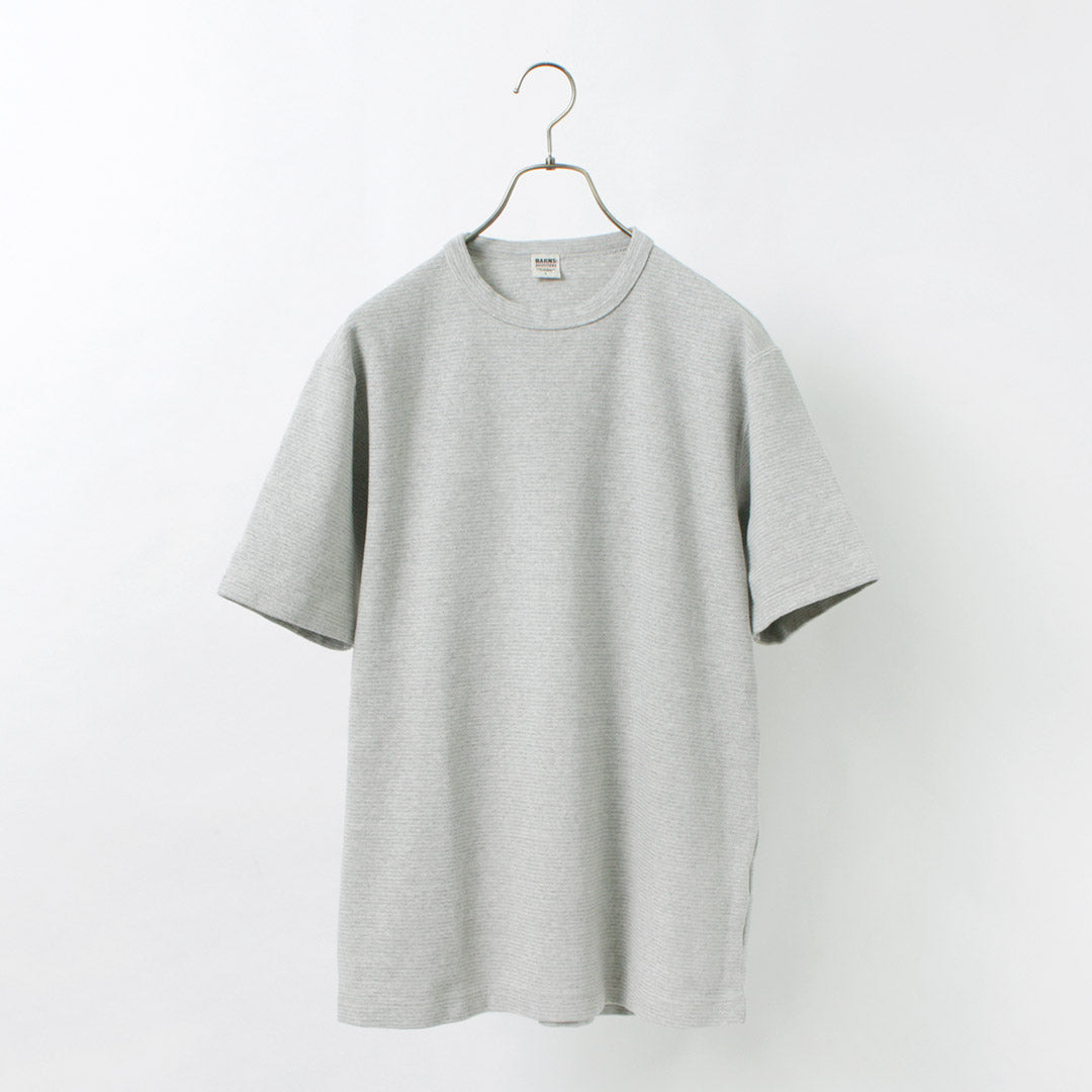 BARNS(バーンズ) カラー別注 ヘビースパンフライス 半袖Tシャツ
