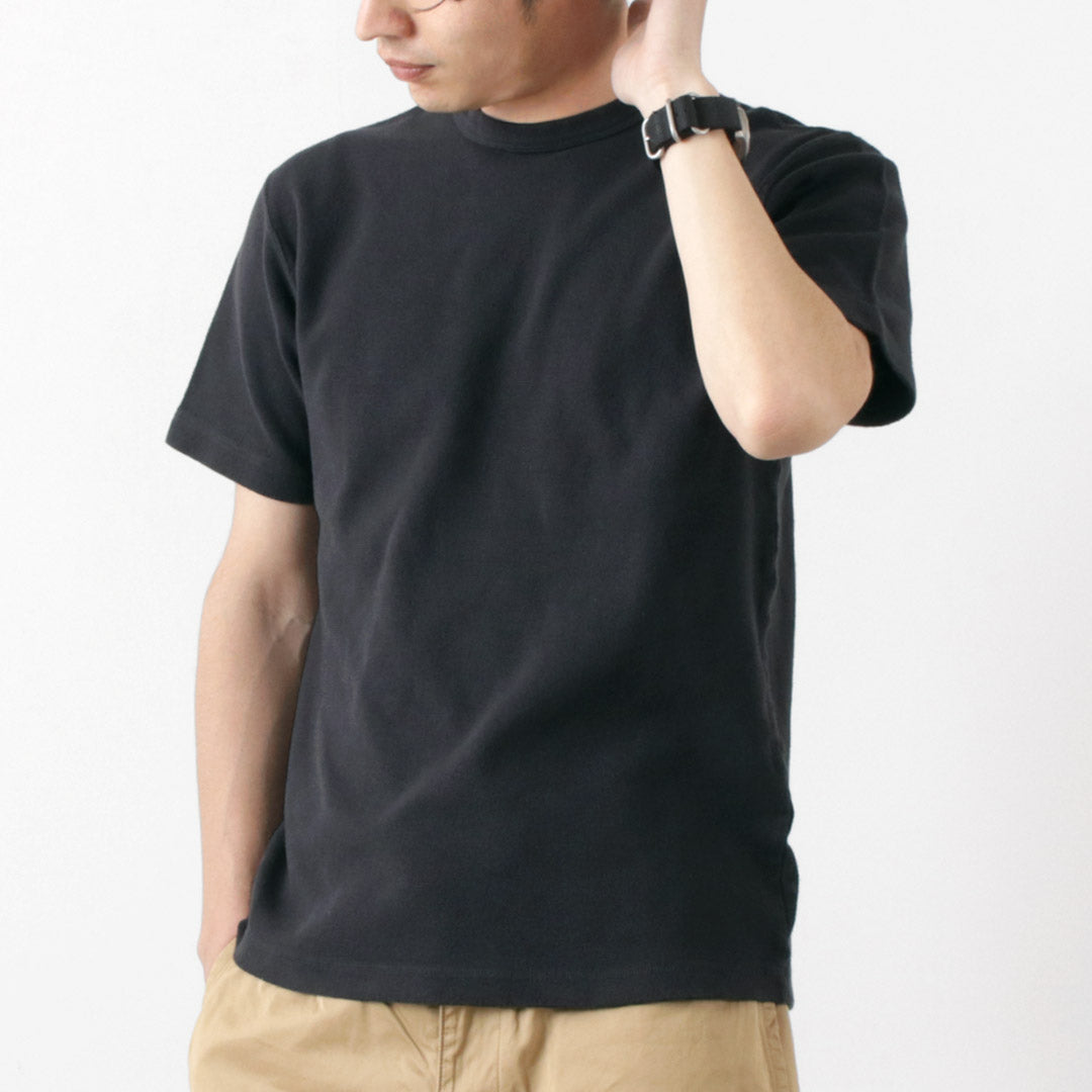 BARNS(バーンズ) カラー別注 ヘビースパンフライス 半袖Tシャツ