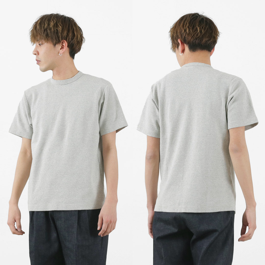 BARNS(バーンズ) カラー別注 ヘビースパンフライス 半袖Tシャツ