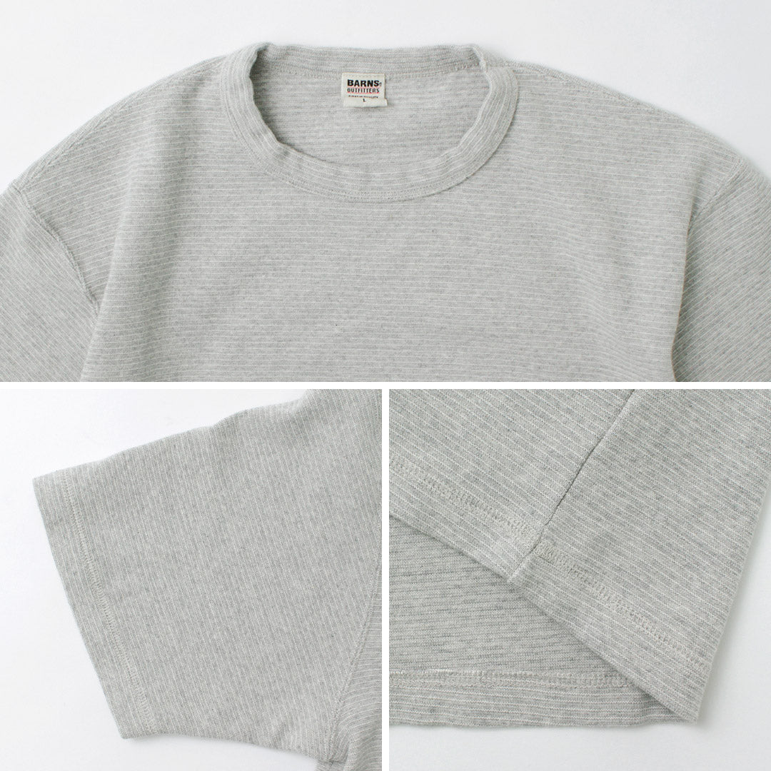 BARNS(バーンズ) カラー別注 ヘビースパンフライス 半袖Tシャツ