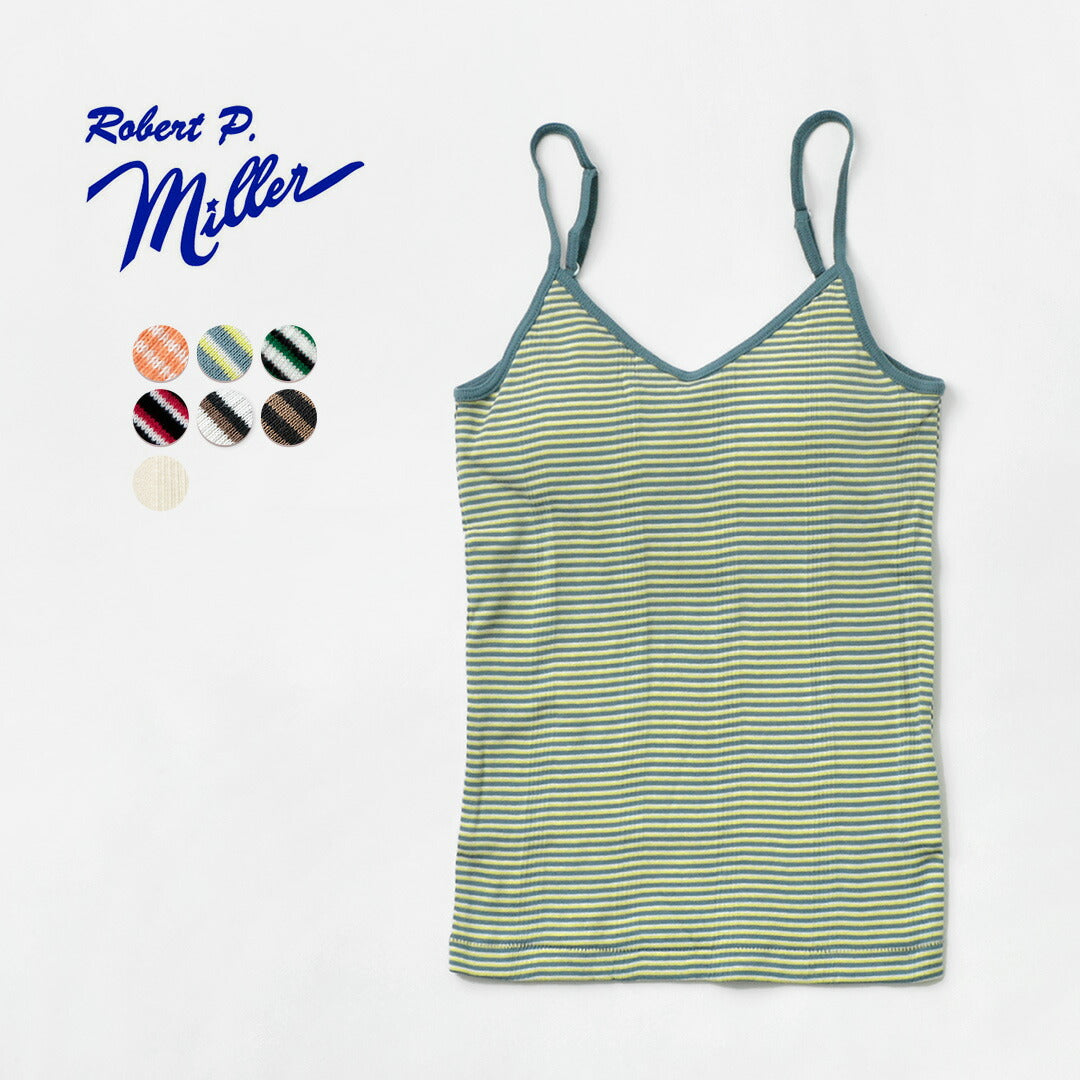 【20%OFF】ROBERT P.MILLER(ロバートピーミラー) パネルリブ カップ キャミ