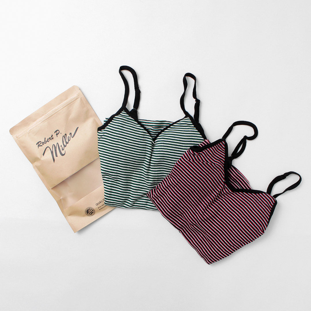 【20%OFF】ROBERT P.MILLER(ロバートピーミラー) パネルリブ カップ キャミ