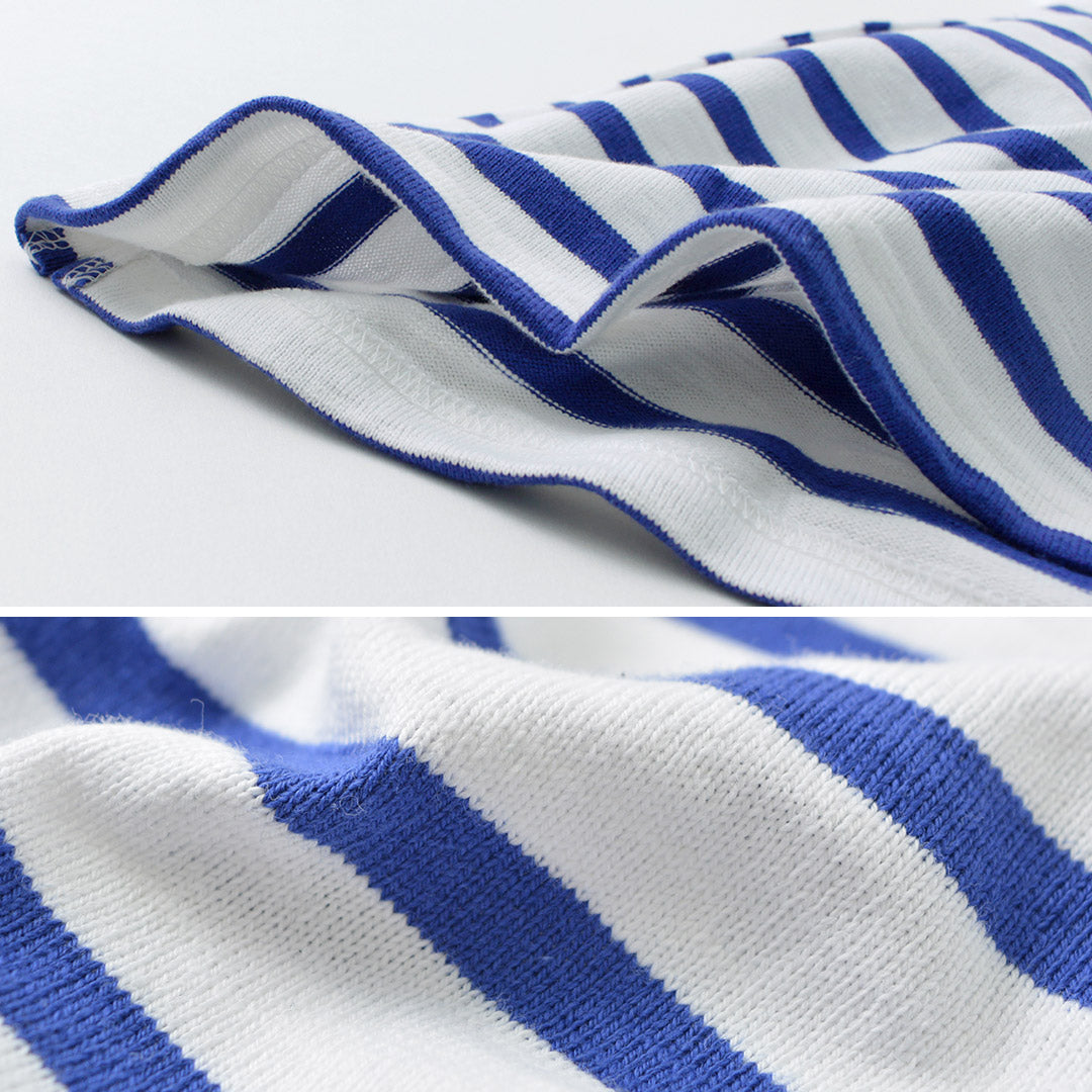 【30%OFF】TIEASY(ティージー) HDCS カタヌキ ボーダー バスクシャツ