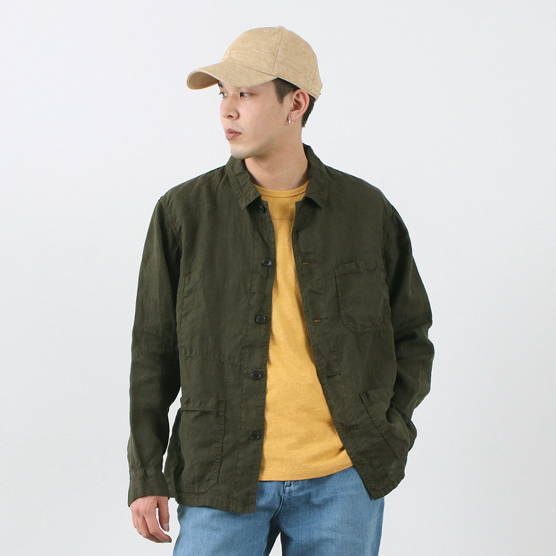 FOB FACTORY(FOBファクトリー) F2413 ヘンプシャツ ジャケット