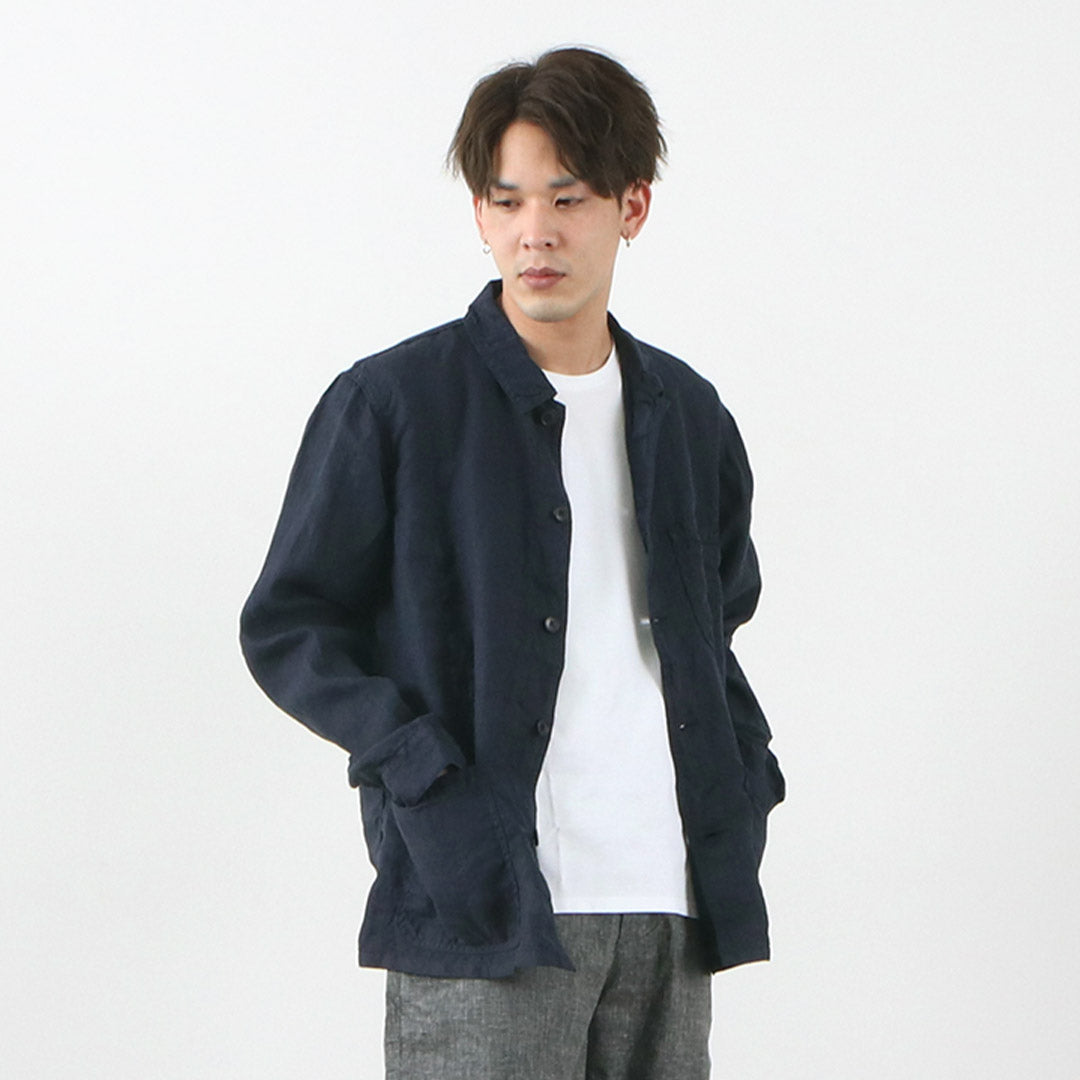 FOB FACTORY(FOBファクトリー) F2413 ヘンプシャツ ジャケット