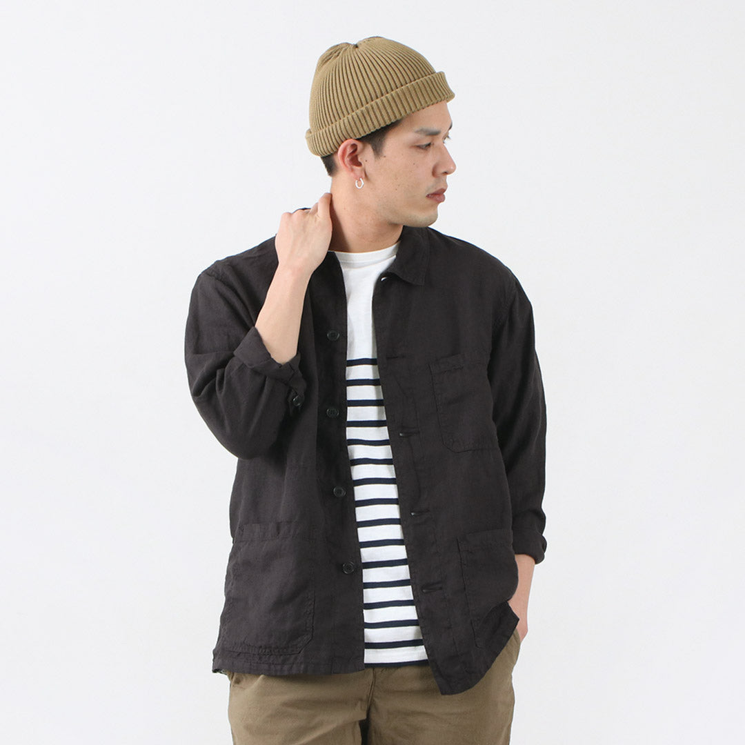 FOB FACTORY(FOBファクトリー) F2413 ヘンプシャツ ジャケット