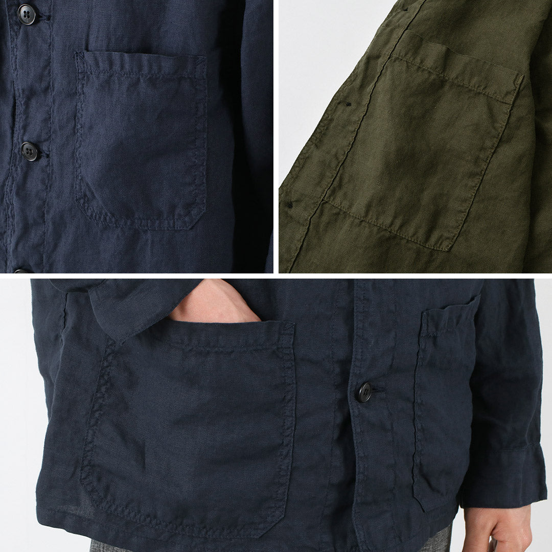 FOB FACTORY(FOBファクトリー) F2413 ヘンプシャツ ジャケット