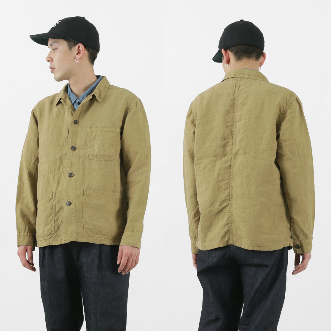 FOB FACTORY(FOBファクトリー) F2413 ヘンプシャツ ジャケット