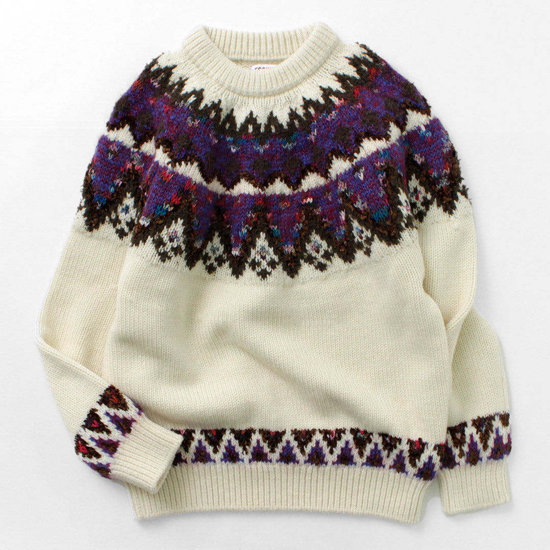 【COOHEM / コーヘン】 KOHEN NORDIC KNIT プルオーバー