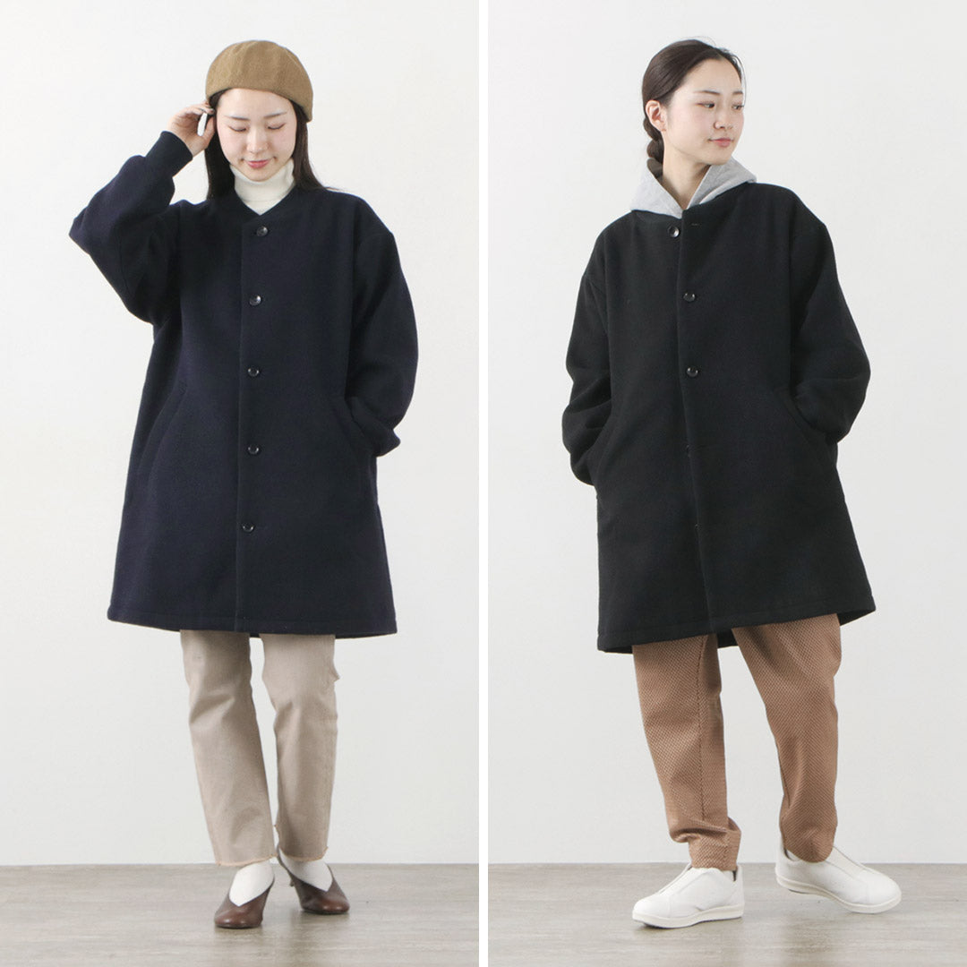 【30%OFF】HAVE A GOOD DAY(ハブアグッドデイ)hgd-156 リブカラー ウール コート
