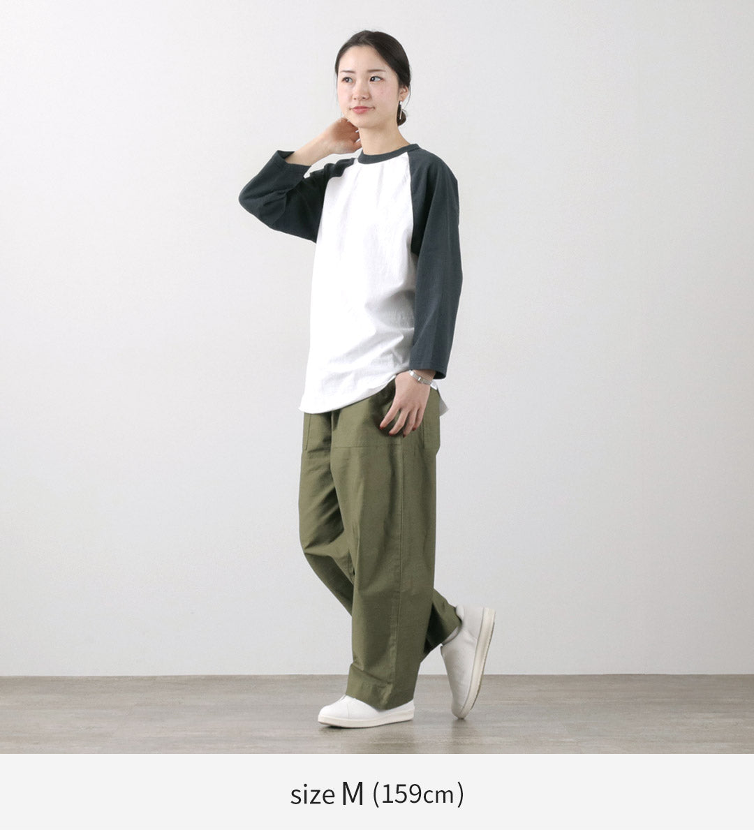 WALLA WALLA SPORT(ワラワラスポーツ) 七分袖 2トーン ベースボール Tシャツ