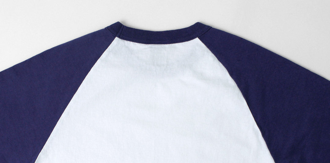 WALLA WALLA SPORT(ワラワラスポーツ) 七分袖 2トーン ベースボール Tシャツ