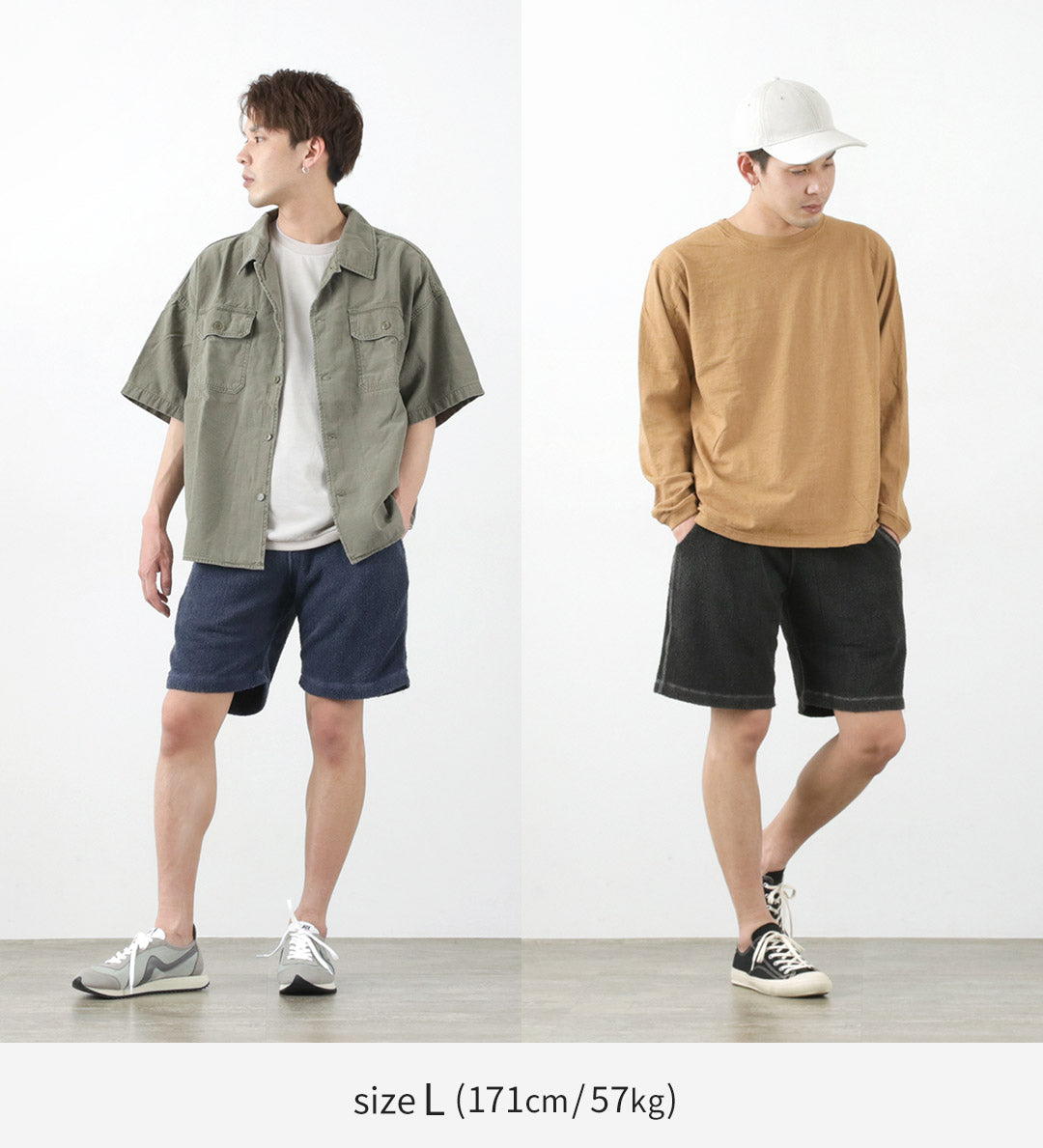 GOOD ON(グッドオン) カラー別注 ダブルパイル イージー ショートパンツ