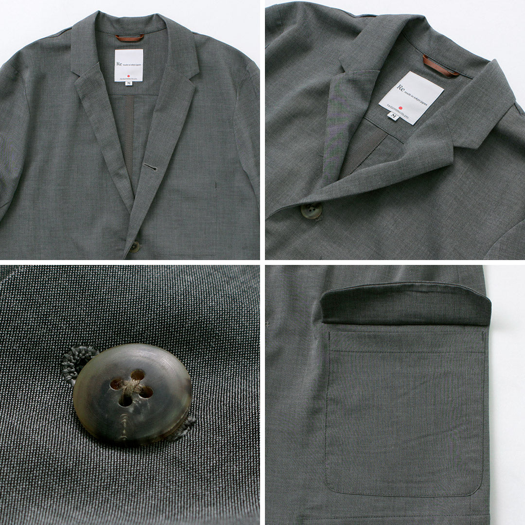 【50%OFF】RE MADE IN TOKYO JAPAN(アールイーメイドイントウキョウジャパン) ハイツイストトロ ドレスジャケット