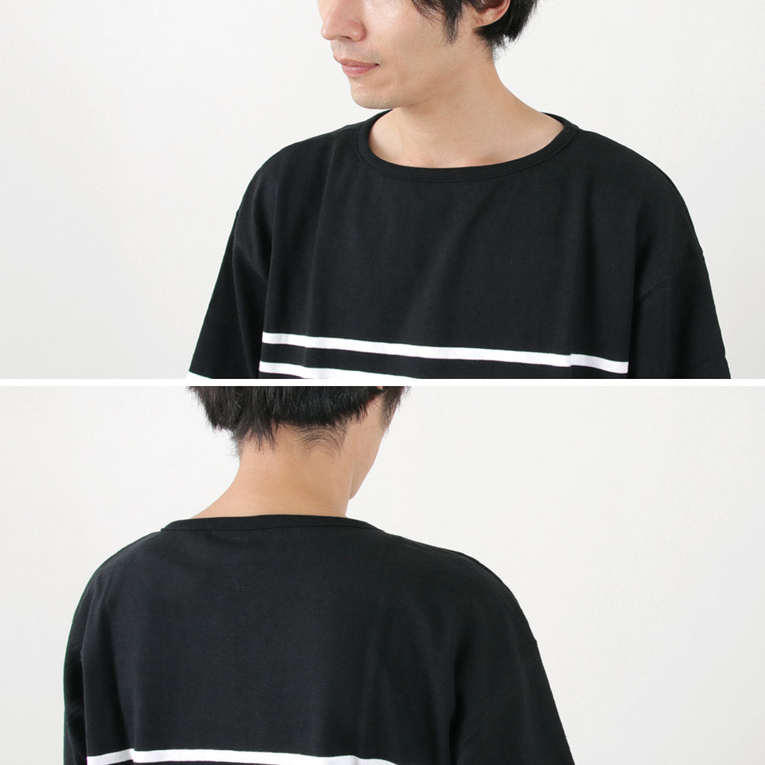 TIEASY(ティージー) HDCS ビッグカタヌキ ボートネックTシャツ