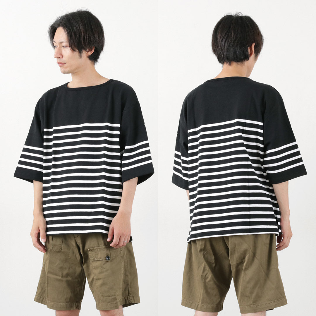 TIEASY(ティージー) HDCS ビッグカタヌキ ボートネックTシャツ