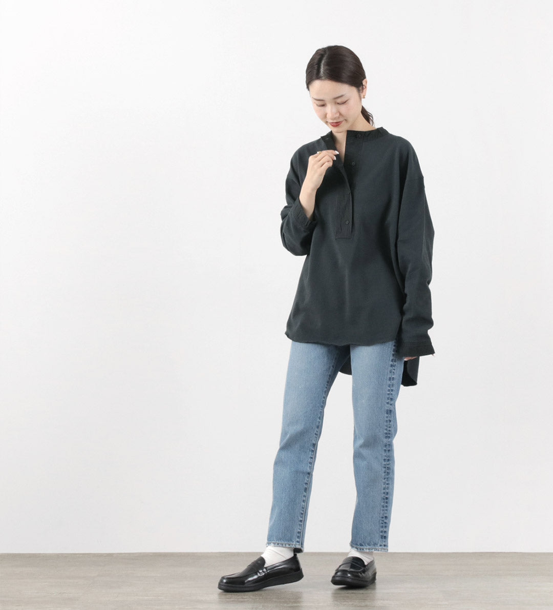 SHINZONE(シンゾーン) ミリタリー ヘンリープルオーバー 23SMSCU07