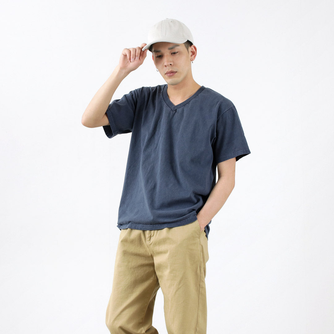 GOOD ON(グッドオン) カラー別注 ショートスリーブ Vネック Tシャツ