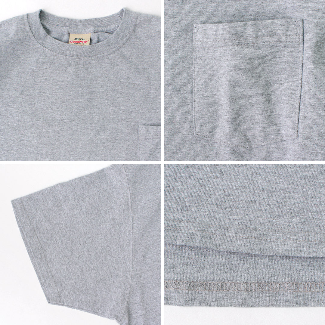 GOODWEAR(グッドウェア)ショートスリーブ ポケット ビッグ Tシャツ