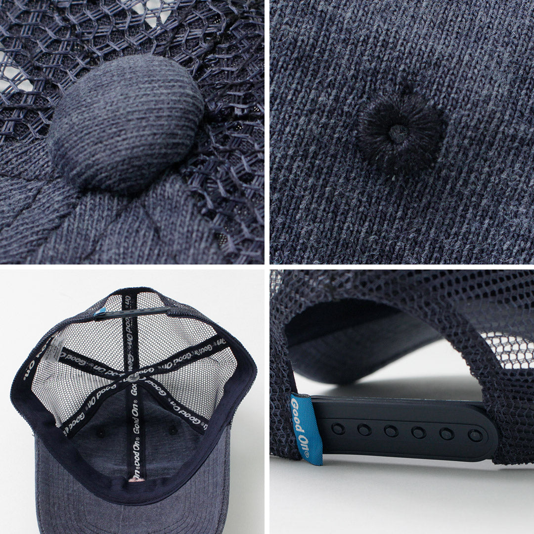 【50%OFF】GOOD ON(グッドオン) 別注 TEE メッシュキャップ “GOOD ON” 刺繍