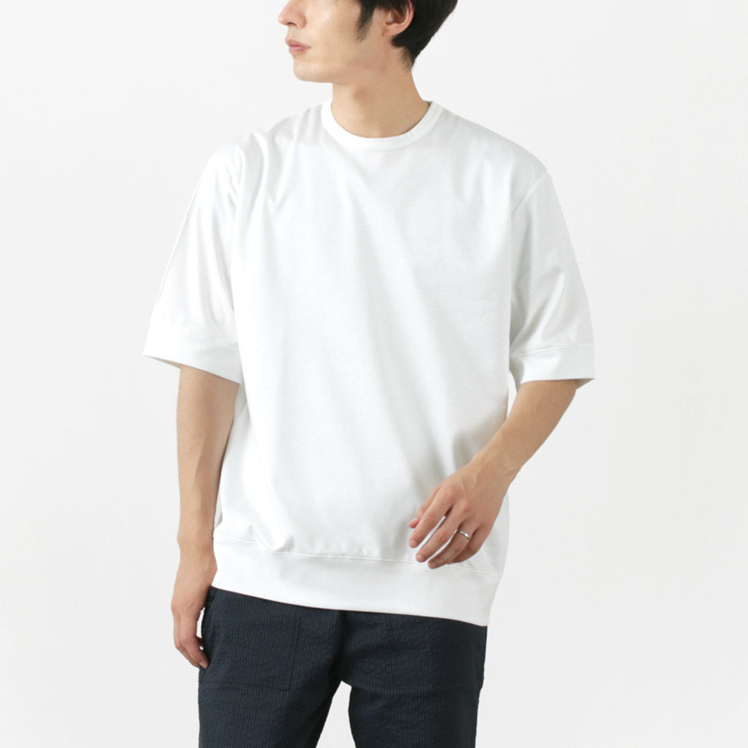 RE MADE IN TOKYO JAPAN(アールイー) ハーフスリーブ ワイドドレスTシャツ