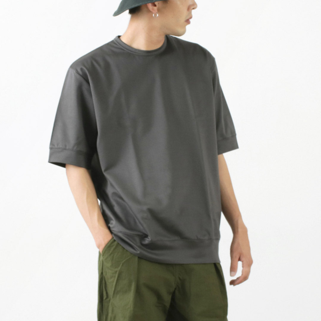 RE MADE IN TOKYO JAPAN(アールイー) ハーフスリーブ ワイドドレスTシャツ