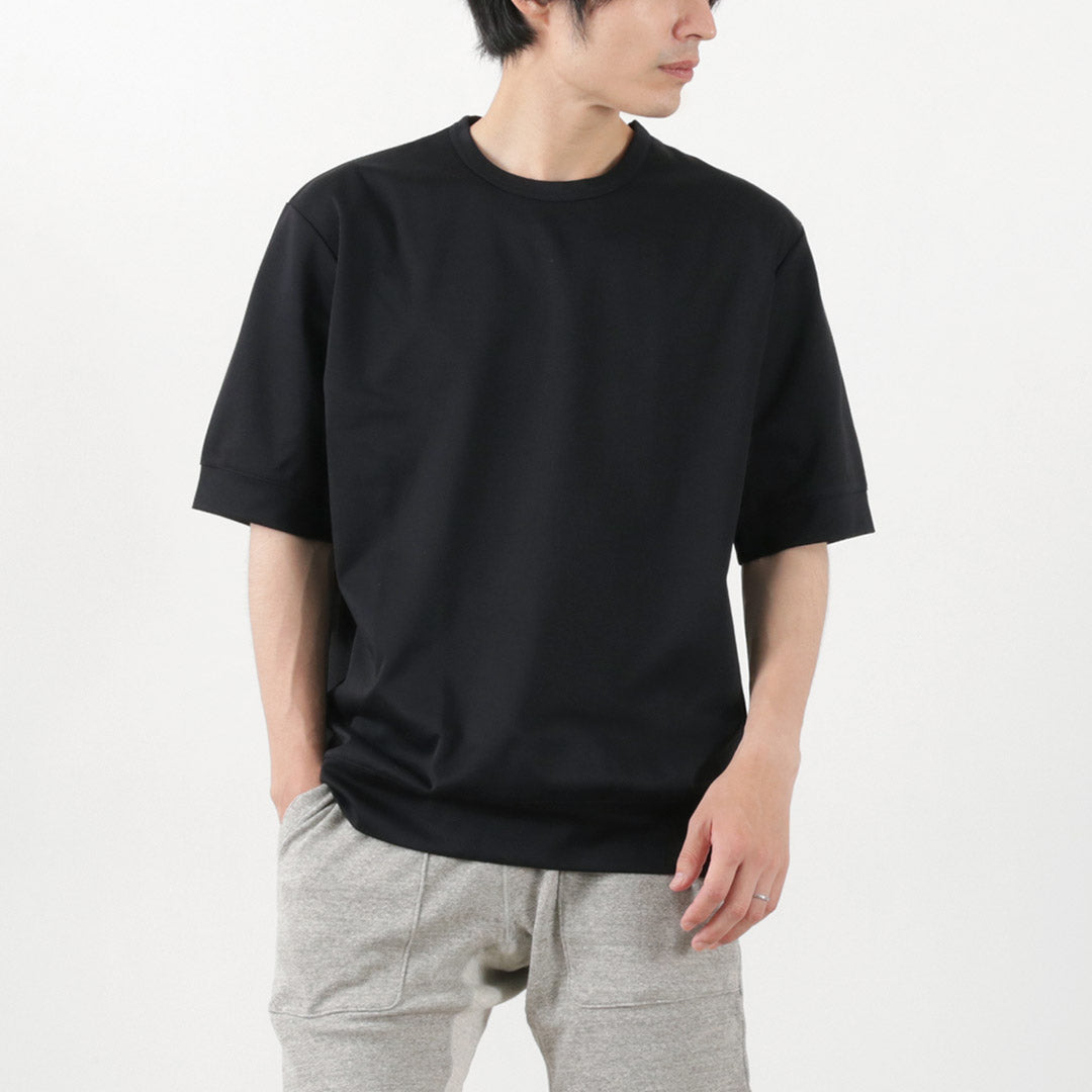 RE MADE IN TOKYO JAPAN(アールイー) ハーフスリーブ ワイドドレスTシャツ