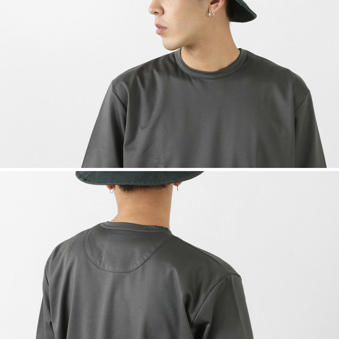 RE MADE IN TOKYO JAPAN(アールイー) ハーフスリーブ ワイドドレスTシャツ
