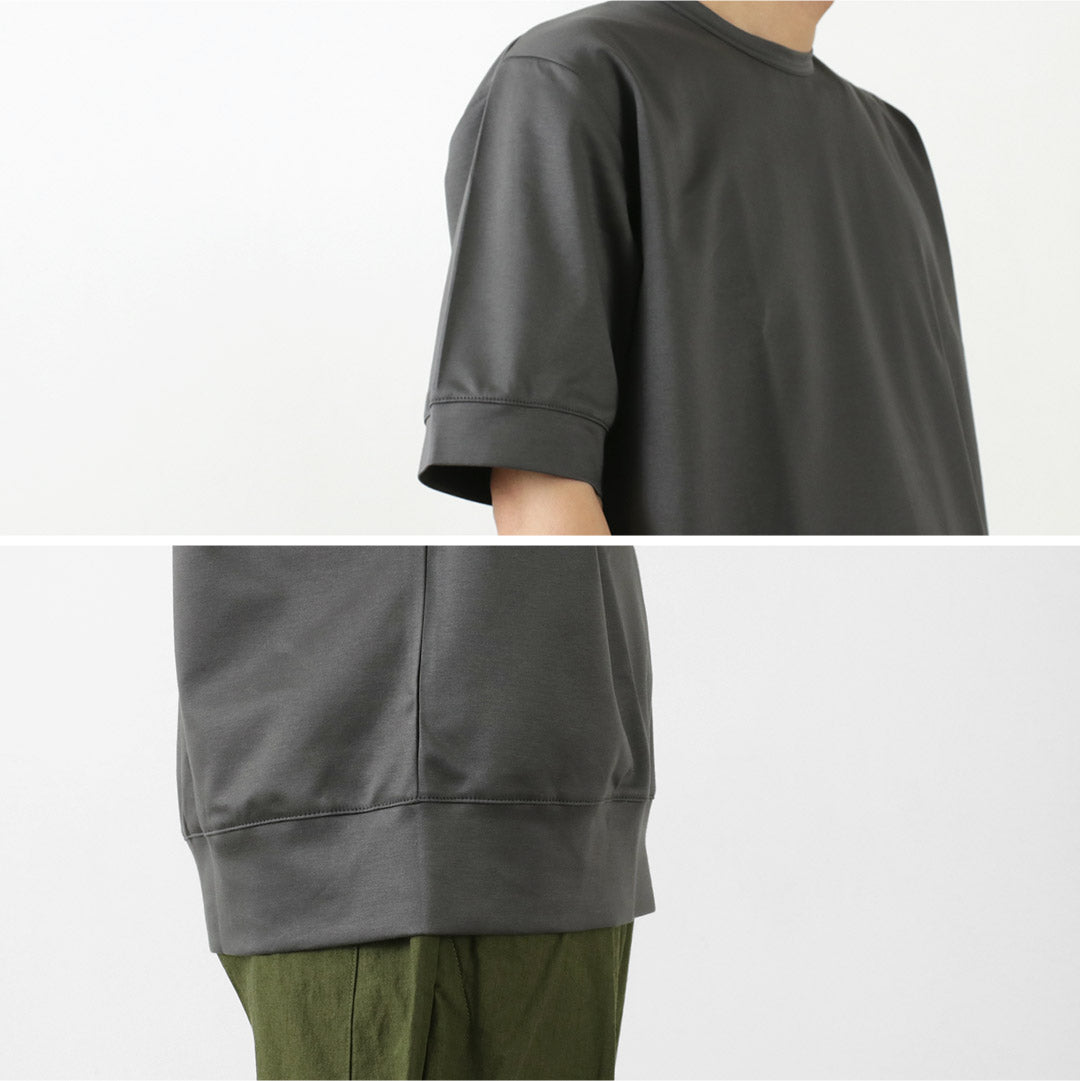 RE MADE IN TOKYO JAPAN(アールイー) ハーフスリーブ ワイドドレスTシャツ