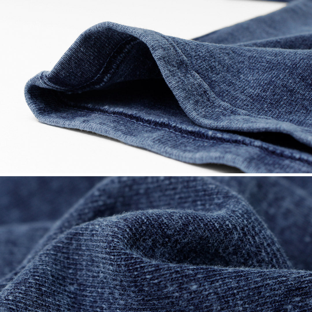 GOOD ON(グッドオン) ショートスリーブ ヘビークルーネックTシャツ インディゴシェーブ 半袖 ピグメントダイ 綿 コットン メンズ 日本製 GOST2109 IS S/S HVY CREW TEE