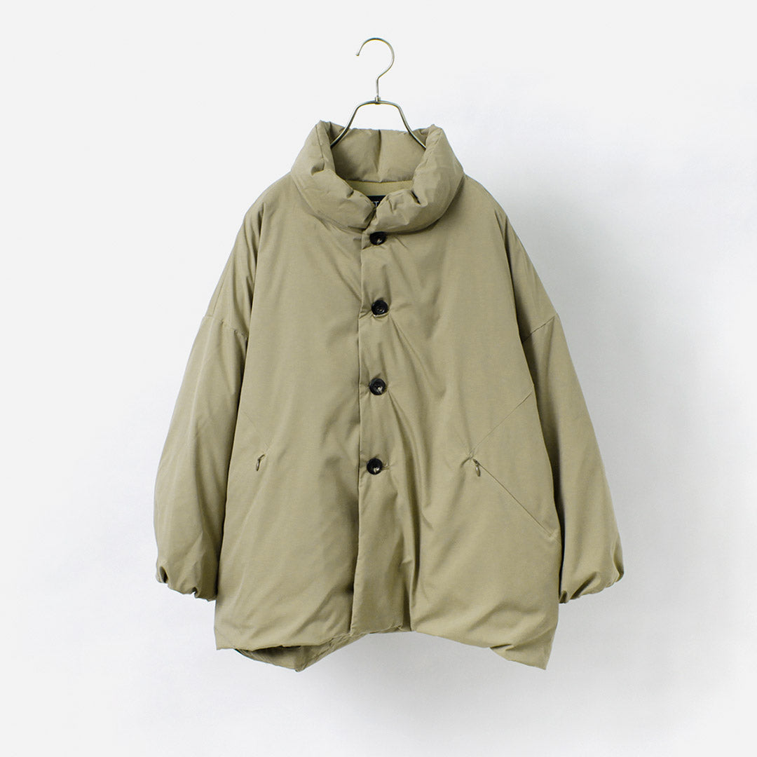 【30%OFF】LOFTLABO(ロフトラボ) VILA スタンドカラー オーバーダウンジャケット レディース アウター 長め 軽量 無地 カワダフェザー 日本製 VILA STANDCOLLAR DOWNJACKET【セール】