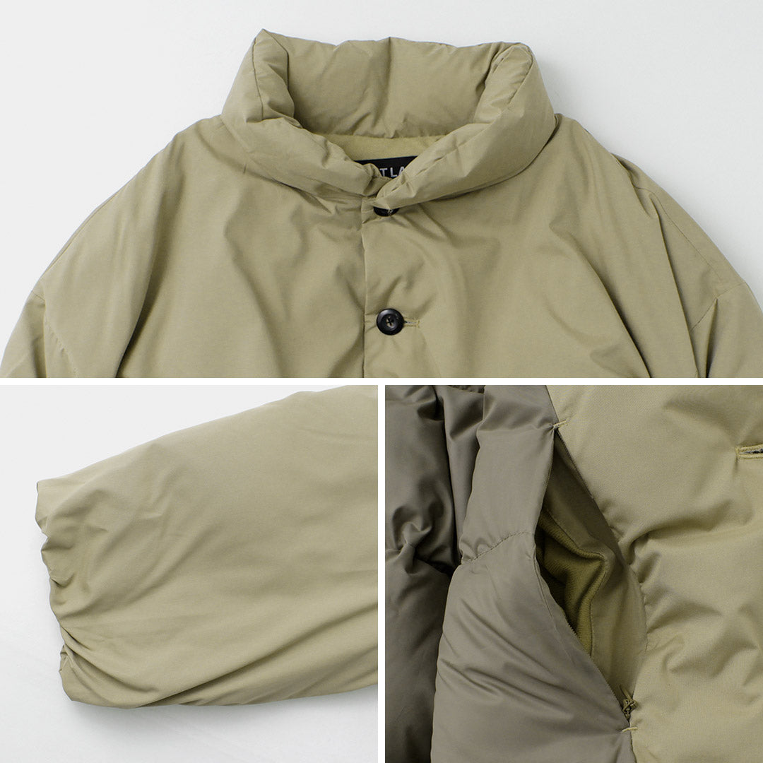 【30%OFF】LOFTLABO(ロフトラボ) VILA スタンドカラー オーバーダウンジャケット レディース アウター 長め 軽量 無地 カワダフェザー 日本製 VILA STANDCOLLAR DOWNJACKET【セール】