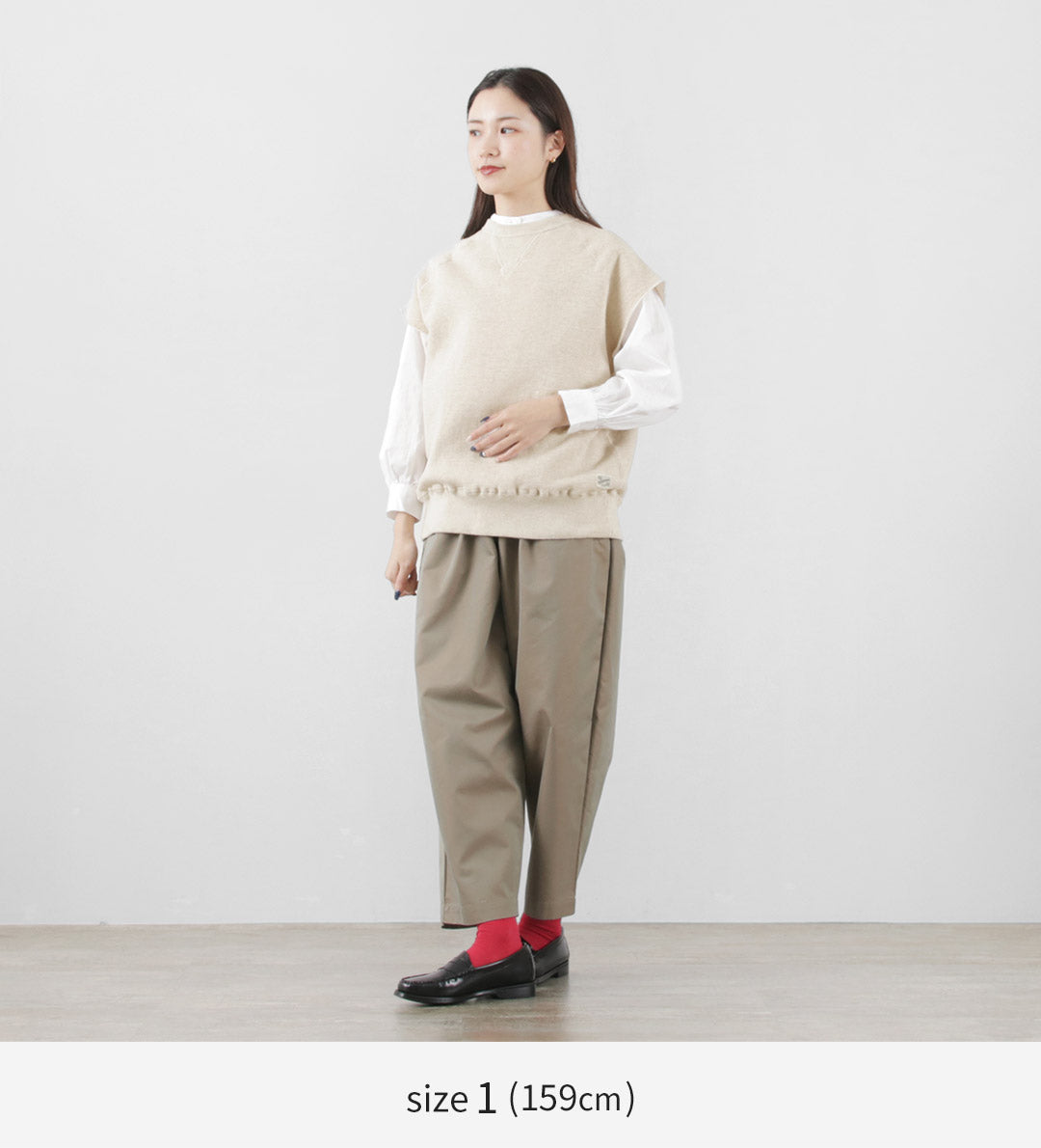 【40%OFF】KEPANI(ケパニ) 別注 スウェットベスト ラフィー裏起毛