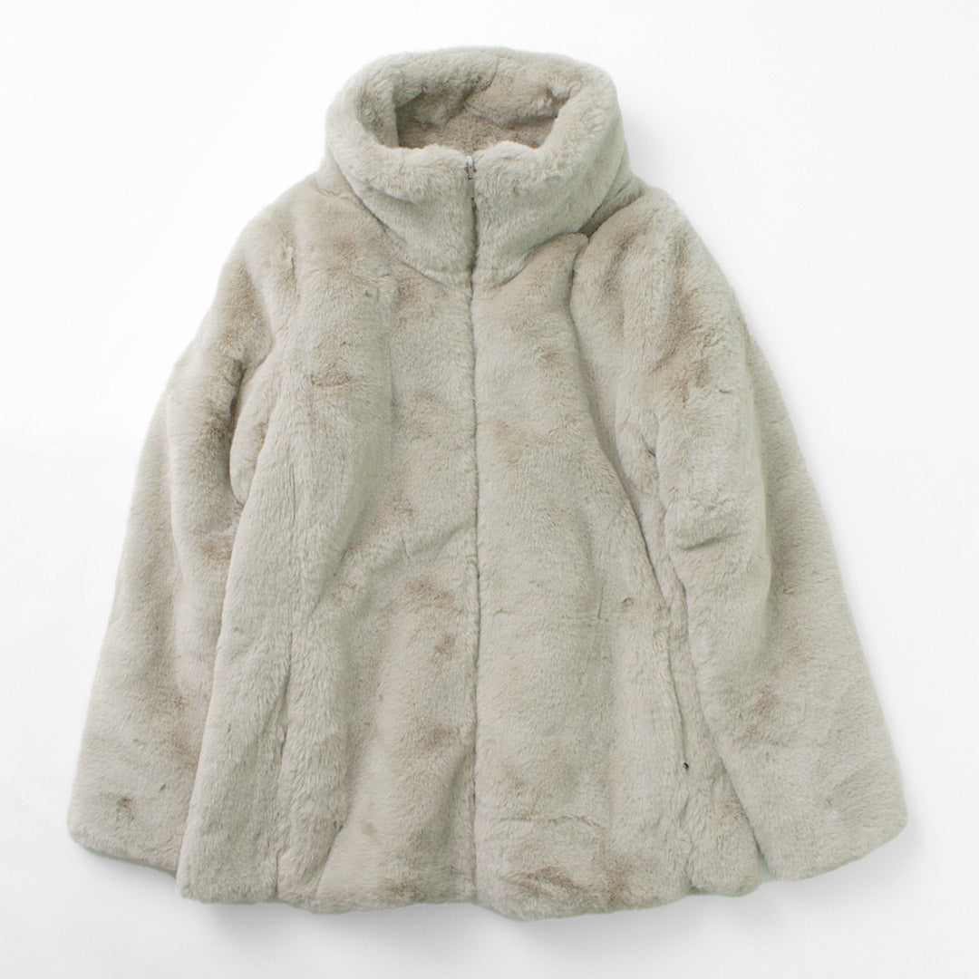 【30%OFF】SAVE THE DUCK(セーブザダック) ナタリー シンセティックダウン リバーシブル ファースタンドジャケット