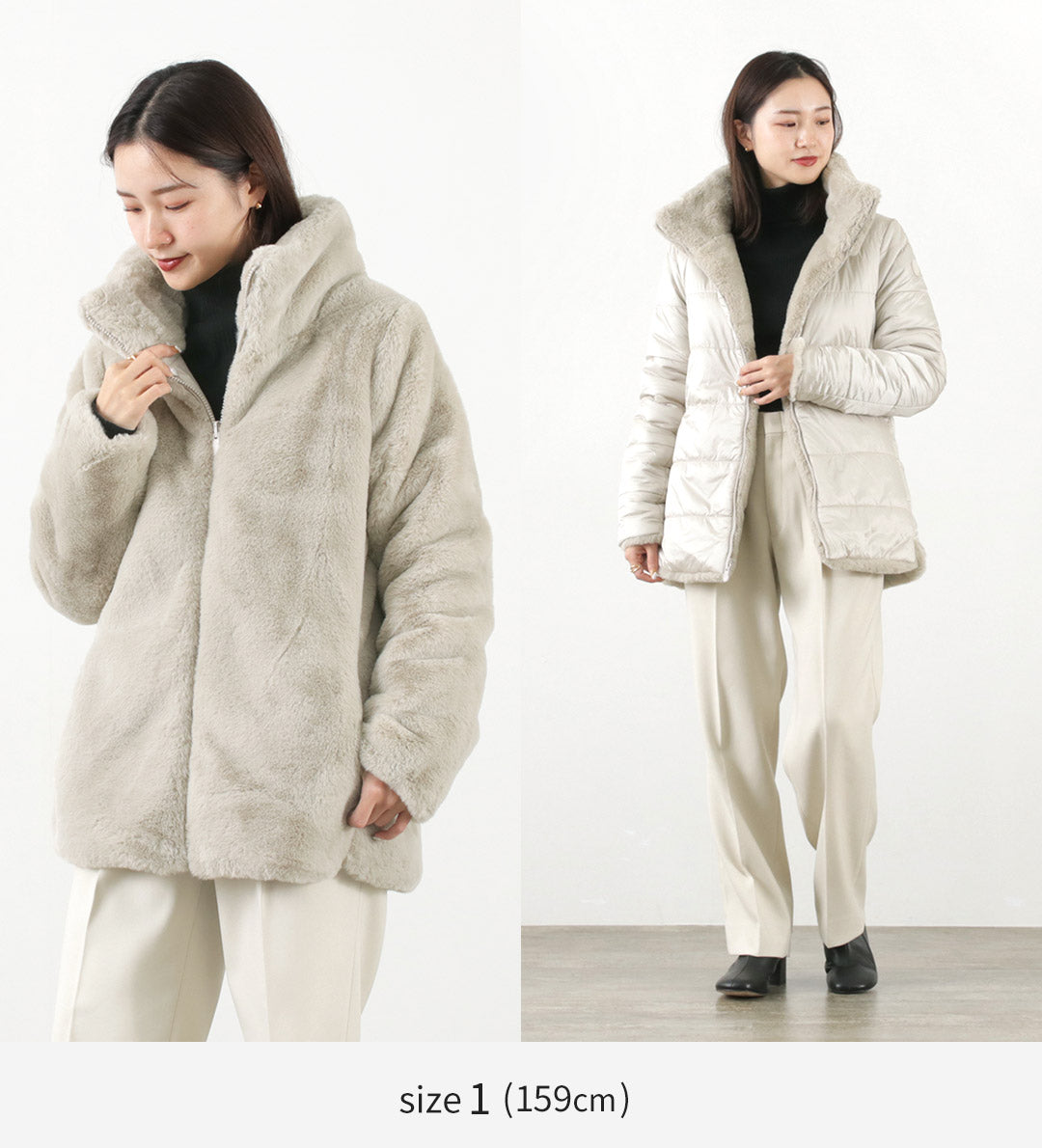 【30%OFF】SAVE THE DUCK(セーブザダック) ナタリー シンセティックダウン リバーシブル ファースタンドジャケット