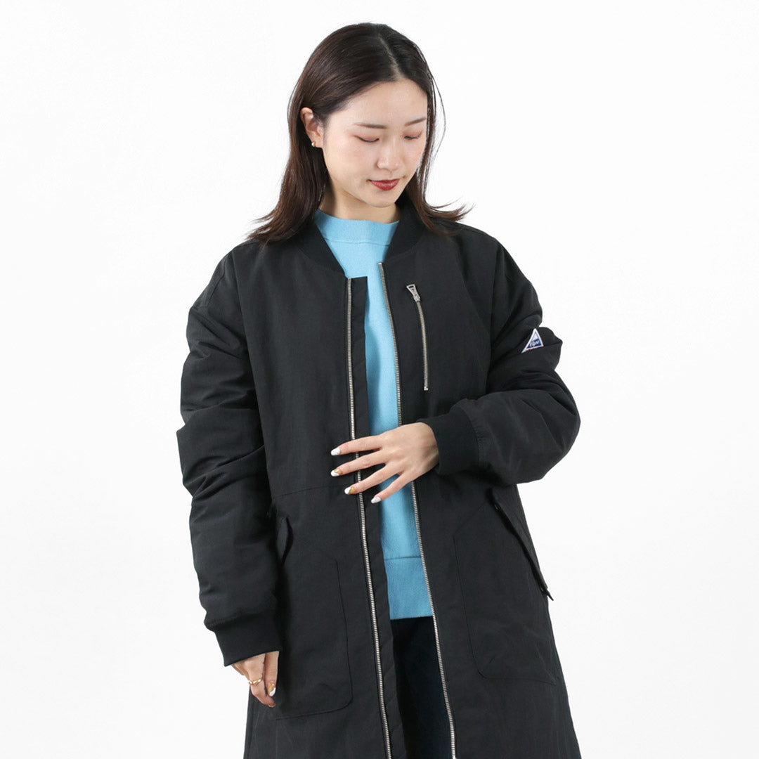 【50%OFF】CAPE HEIGHTS(ケープハイツ) アーラ ロングボンバーコート レディース アウター ミドル丈 ロング丈 ミリタリー ゆったり 軽い WMS ARLA LONG BOMBER【セール】