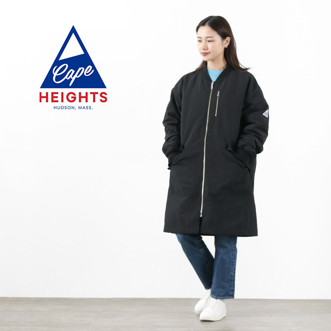 【50%OFF】CAPE HEIGHTS(ケープハイツ) アーラ ロングボンバーコート レディース アウター ミドル丈 ロング丈 ミリタリー ゆったり 軽い WMS ARLA LONG BOMBER【セール】