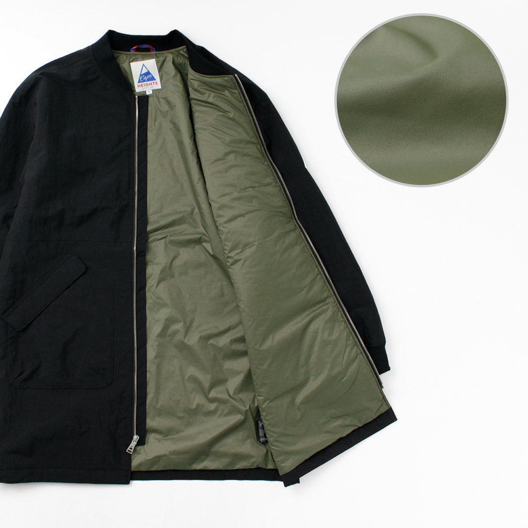 【50%OFF】CAPE HEIGHTS(ケープハイツ) アーラ ロングボンバーコート レディース アウター ミドル丈 ロング丈 ミリタリー ゆったり 軽い WMS ARLA LONG BOMBER【セール】