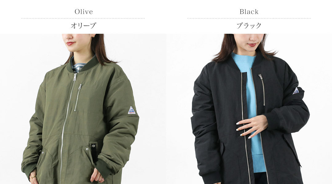 【50%OFF】CAPE HEIGHTS(ケープハイツ) アーラ ロングボンバーコート レディース アウター ミドル丈 ロング丈 ミリタリー ゆったり 軽い WMS ARLA LONG BOMBER【セール】