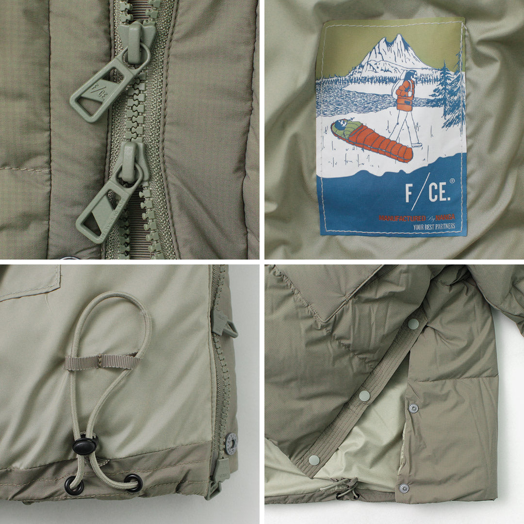 【20%OFF】F/CE.(エフシーイー) ショートダウンブルゾン レディース アウター NANGA ナンガ 日本製 短め 大きめ FT SHORT DOWN BLOUSON【セール】